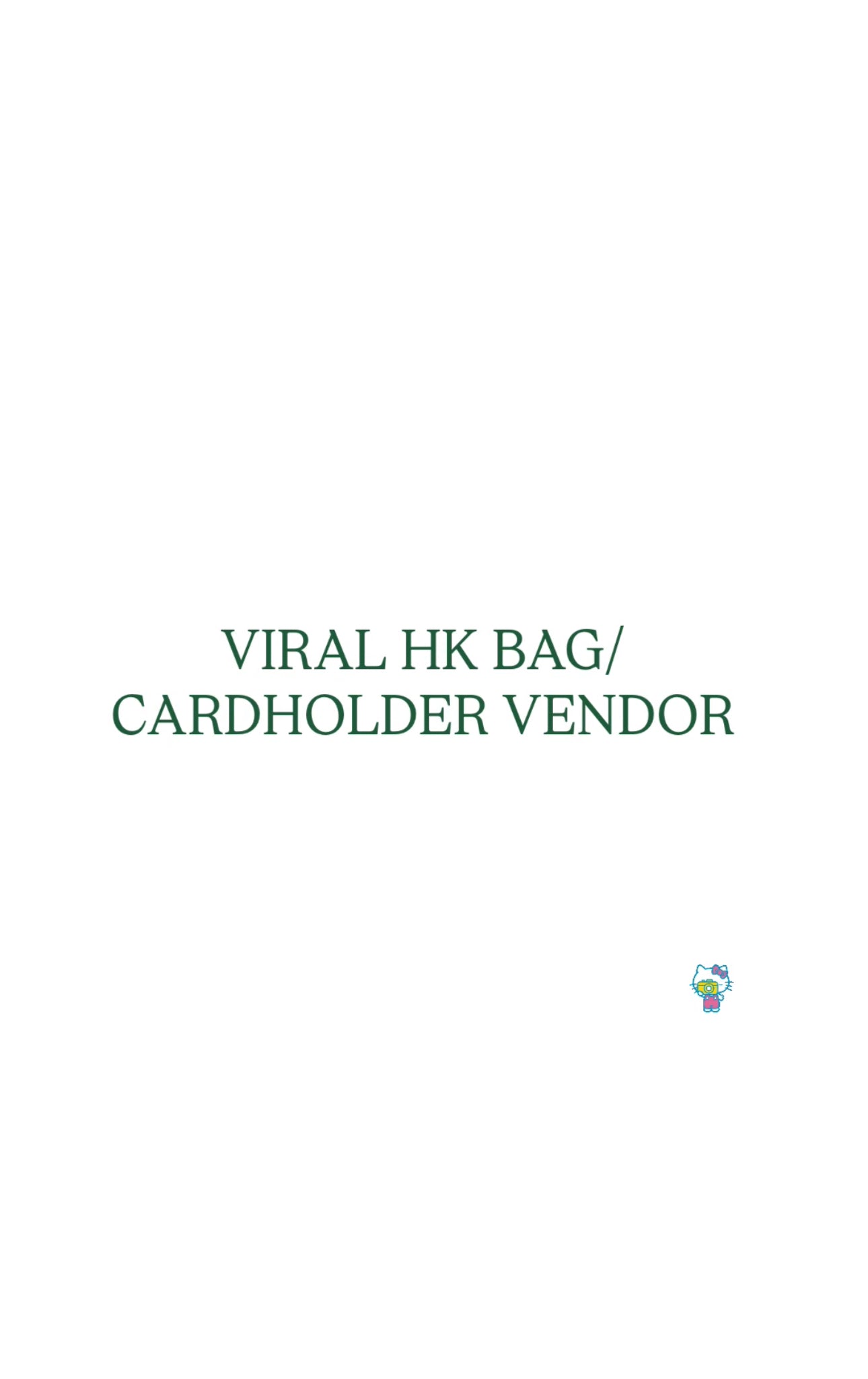 Viral hk bag Vendor